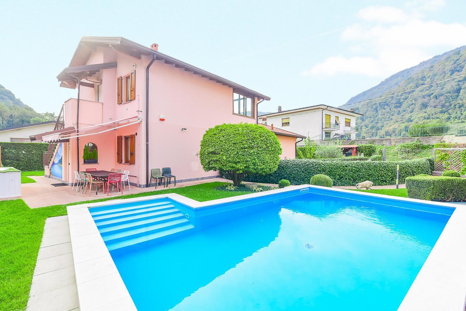 Jane E Jolie Holiday Home Private Swimming Pool Valbrona Exterior foto