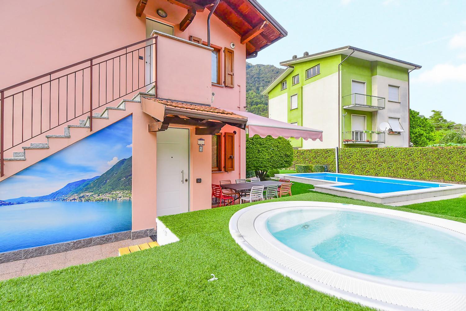 Jane E Jolie Holiday Home Private Swimming Pool Valbrona Exterior foto